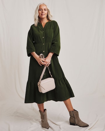 Julipa Pure Cotton Cord Midi Dress