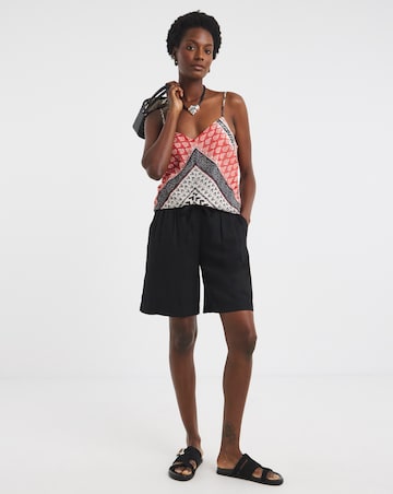 Printed Chiffon Strappy Cami