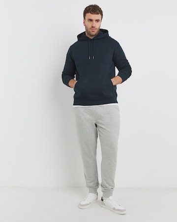 Overhead Hoodie Extra Long Length- Navy