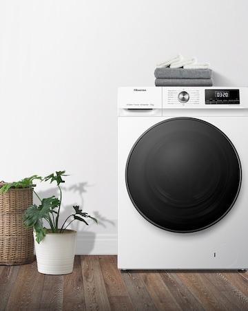 Hisense WFQA1014EVJM 10kg Washing Machine, A rated, 1400rpm Spin