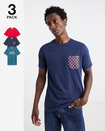 Joe Browns 3 Pack Long Length T-Shirts