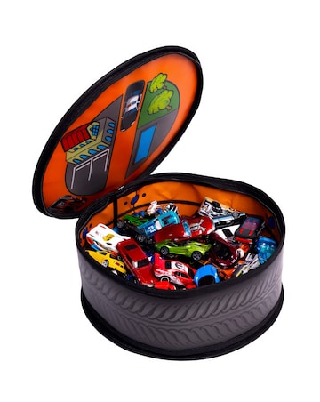 Hot Wheels ZipBin Storage & Play Wheelie Track Pack