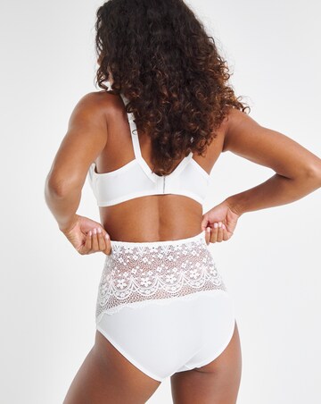 Pretty Secrets (2 Pack) Lottie Lace Full Brief Knickers Black/White