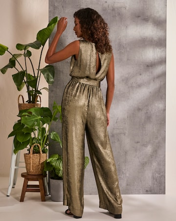 FatFace Gisele Metallic Jumpsuit