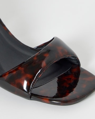 Coco Barely There Block Heel Sandals - Wide Fit (E)