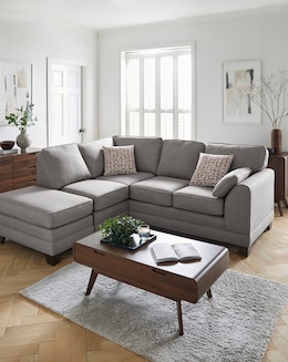 Hilliard Fabric Left Hand Corner Sofa