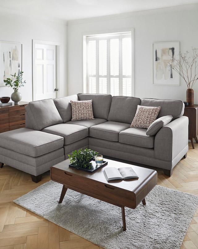 Hilliard Fabric Left Hand Corner Sofa