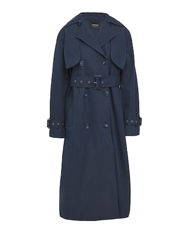 Anthology Navy Elevated Trench Coat