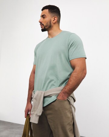 Pure Cotton Crew Neck T-Shirt Long