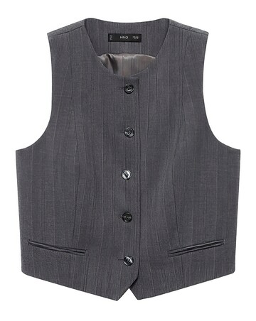 Mango Tauro Pinstripe Vest