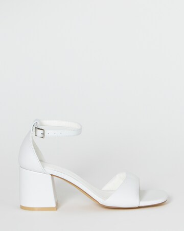 Coco Barely There Block Heel Sandals - Extra Wide Fit (EEE)