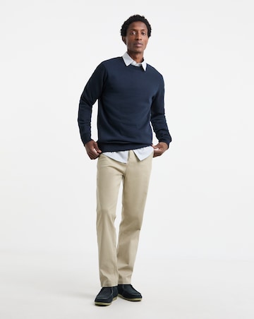 Elasticated Waist Straight Fit Chino