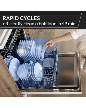 Hoover H-Dish 700 HF4A4S3PSA-80 14 Place Full Size WiFi Dishwash Graph Install