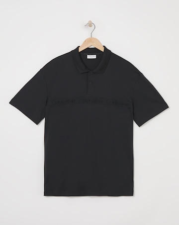 Calvin Klein Logo Taped Polo Shirt