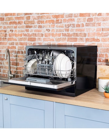 Russell Hobbs RHTTDW6B Table Top Dishwasher - Black