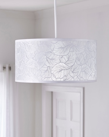 Metal Leaf Pattern Pendant Shade 40cm