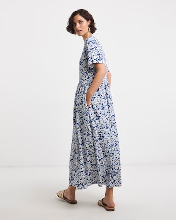 Soft Touch Half Sleeve Smock Dress