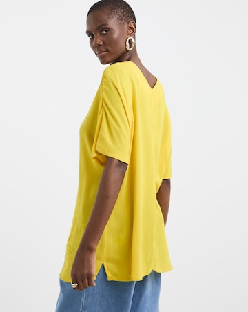 Textured Crinkle Tunic Top