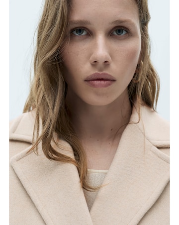 Mango Double Breasted Wool Coat