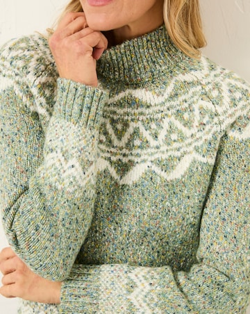 Fatface Birch Fairisle Crew