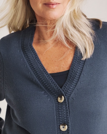 Julipa Cotton Pointelle Cardigan