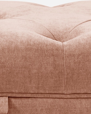 Julipa Colston Chenille Buttoned Storage Footstool