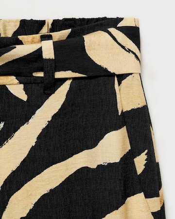 Mango Printed Straight-Fit Trousers