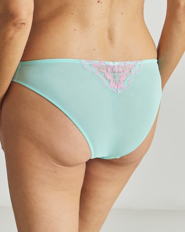 Ann Summers Sexy Lace Planet Two Tone Brazilian Aqua/Pink