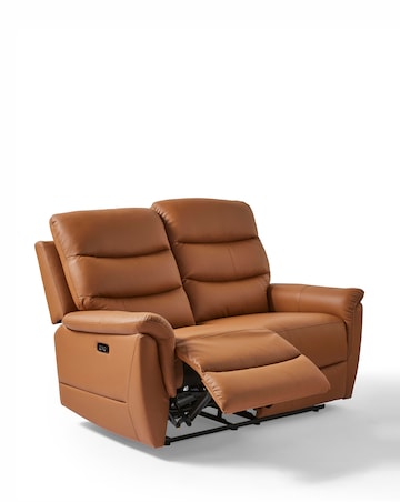 Dunne Faux Leather Power Recliner 2 Seater