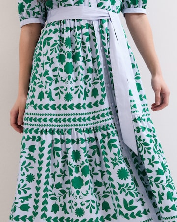 Phase Eight Trinity Heart & Floral Midi Shirt Dress