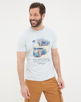 FatFace Volkswagen Catch The Waves Tshirt