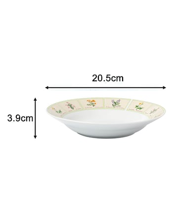 Waterside 24 Piece Wild Flowers Dinner Set