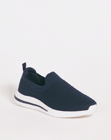 Cushion Walk Fly Knit Slip On Trainer E Fit