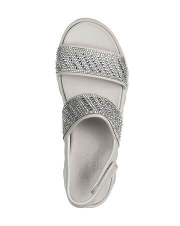 Skechers Rhinestones Foamies Arch Support Sandals Standard Fit