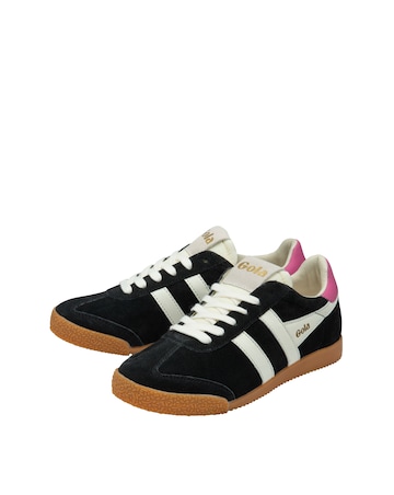 Gola Elan Trainers - Black/Off White/Fuchsia