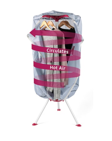 Kleeneze KL066695UKF 10kg Round Heated Airer