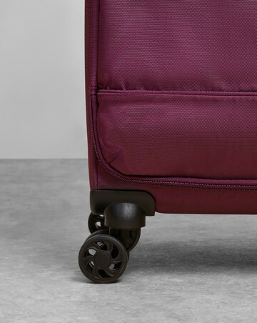 Rock Paris Cabin Suitcase - Purple