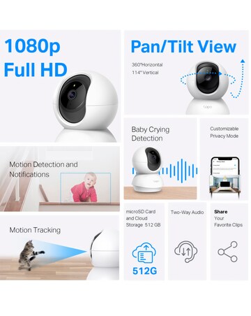 TP-Link Tapo Full Secuirty - Indoor, Outdoor & Doorbell Camera Bundle