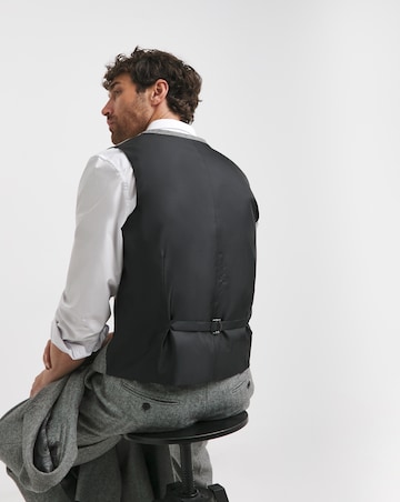 Herringbone Tweed Reg Fit Waistcoat