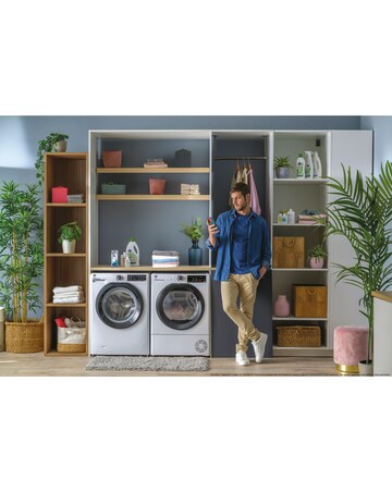 Hoover H-DRY 350 HRE H9A3TBE-80/N Wifi 9kg Heat Pump Tumble Dryer - White