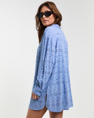 Beach to Beach Broderie Beach Shirt