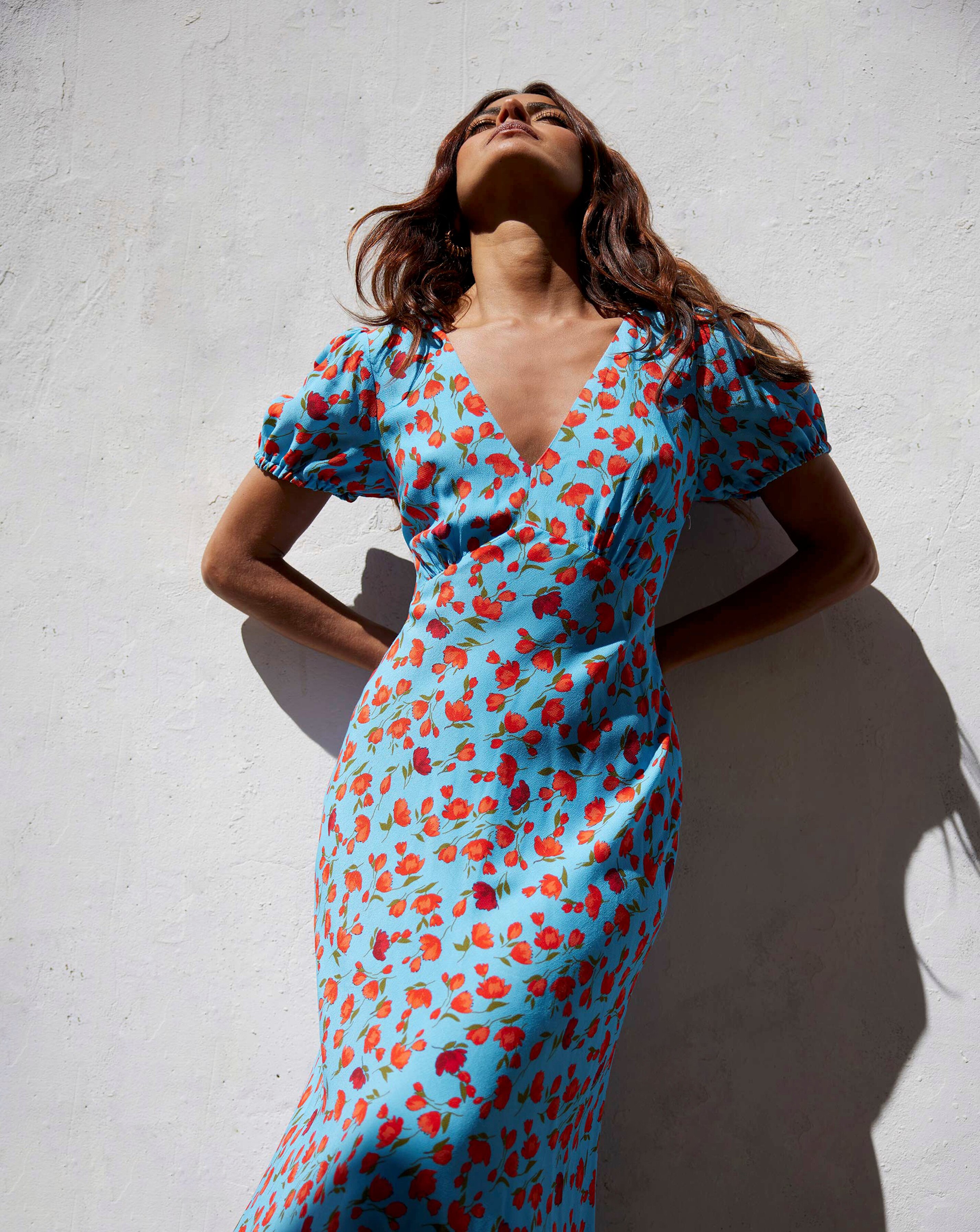 Ro&Zo Red Tulip Print Moroccan Dress | JD Williams