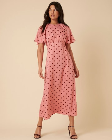 Nobody's Child Maderia Spot Midi Dress