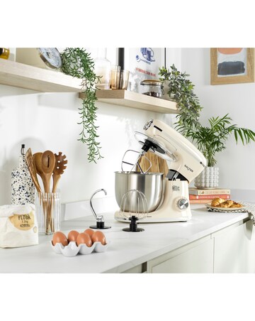 Salter Retro Stand Mixer Cream