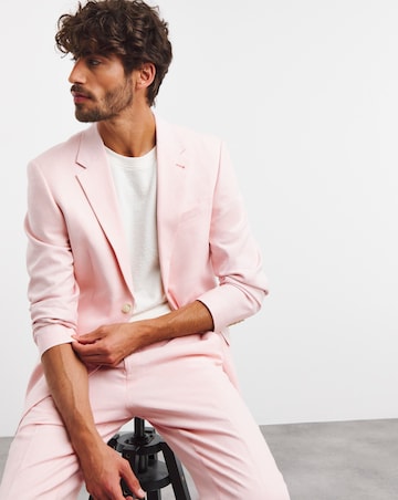 Linen Blend Regular Fit Suit Jacket