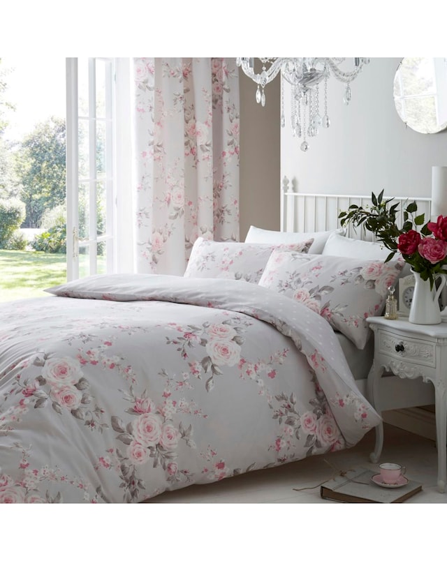 Catherine Lansfield Canterbury Cotton Blend Duvet Cover Set