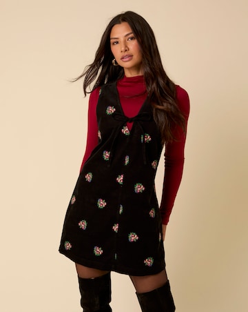 Nobody's Child Nila Pinafore Mini Dress