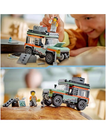 LEGO City Off-Road 4x4 Mountain Truck, Toy Vehicle Set 60447