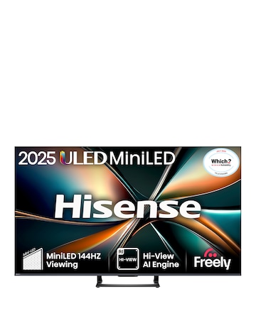 Hisense 55U7QTUK 55in Mini-LED 4K Ultra HD HDR Smart TV