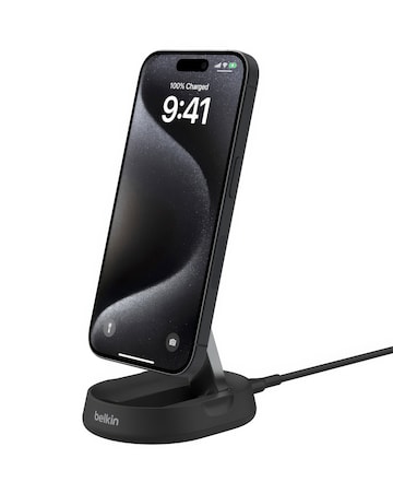 Belkin BoostCharge Pro Qi2 Convertible Wireless Charging Stand - Black